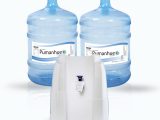 Soporte + 2 bidones de agua