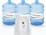 Soporte + 3 bidones de agua